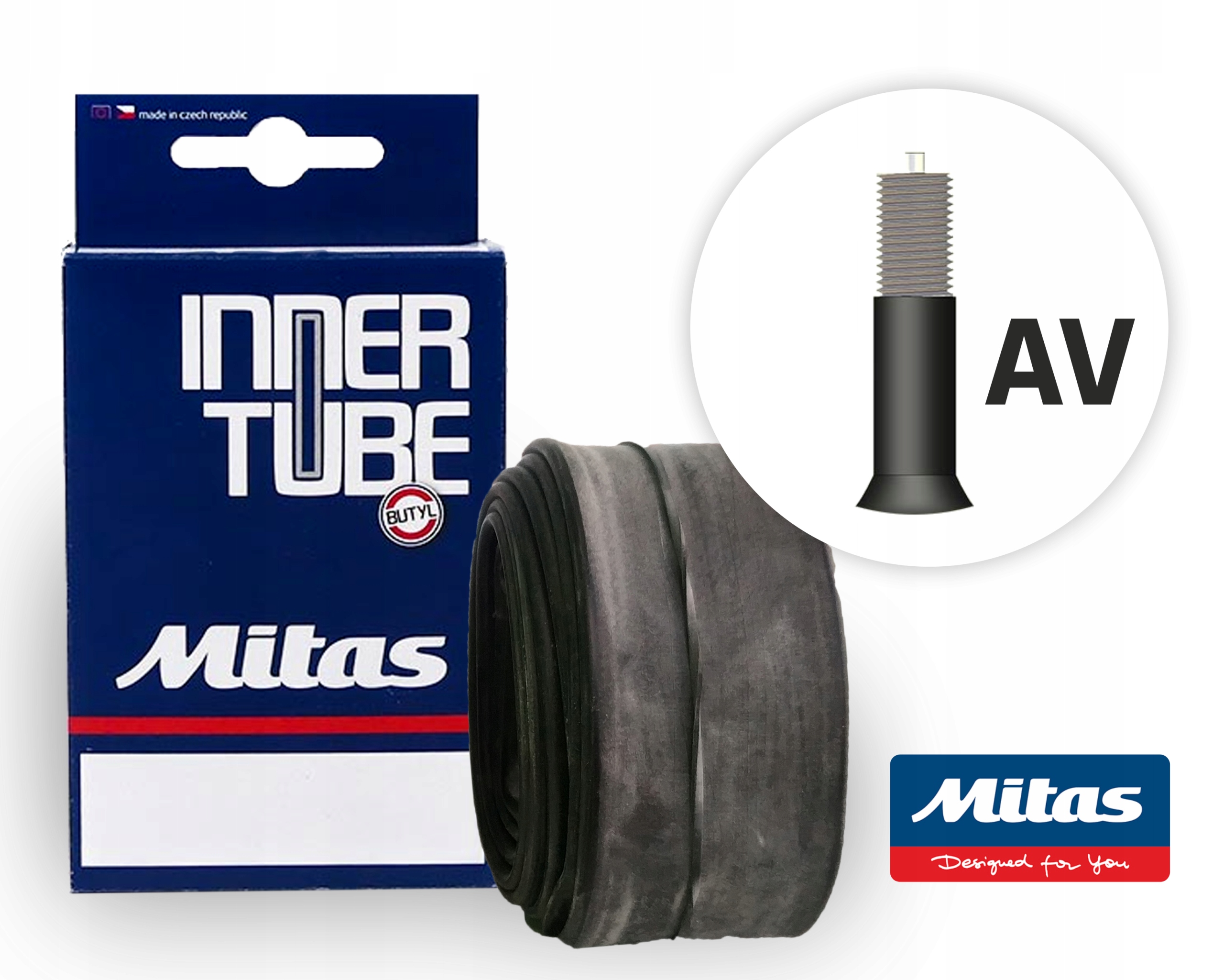 

Dętka Mitas AV40 - 20'' x 1,1-1,75'' (28/47-406)