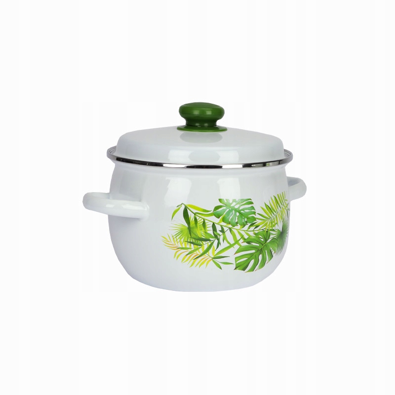 MONSTERA Komplet garnków emaliowanych 8 el pokrywy Liczba elementów w zestawie 8