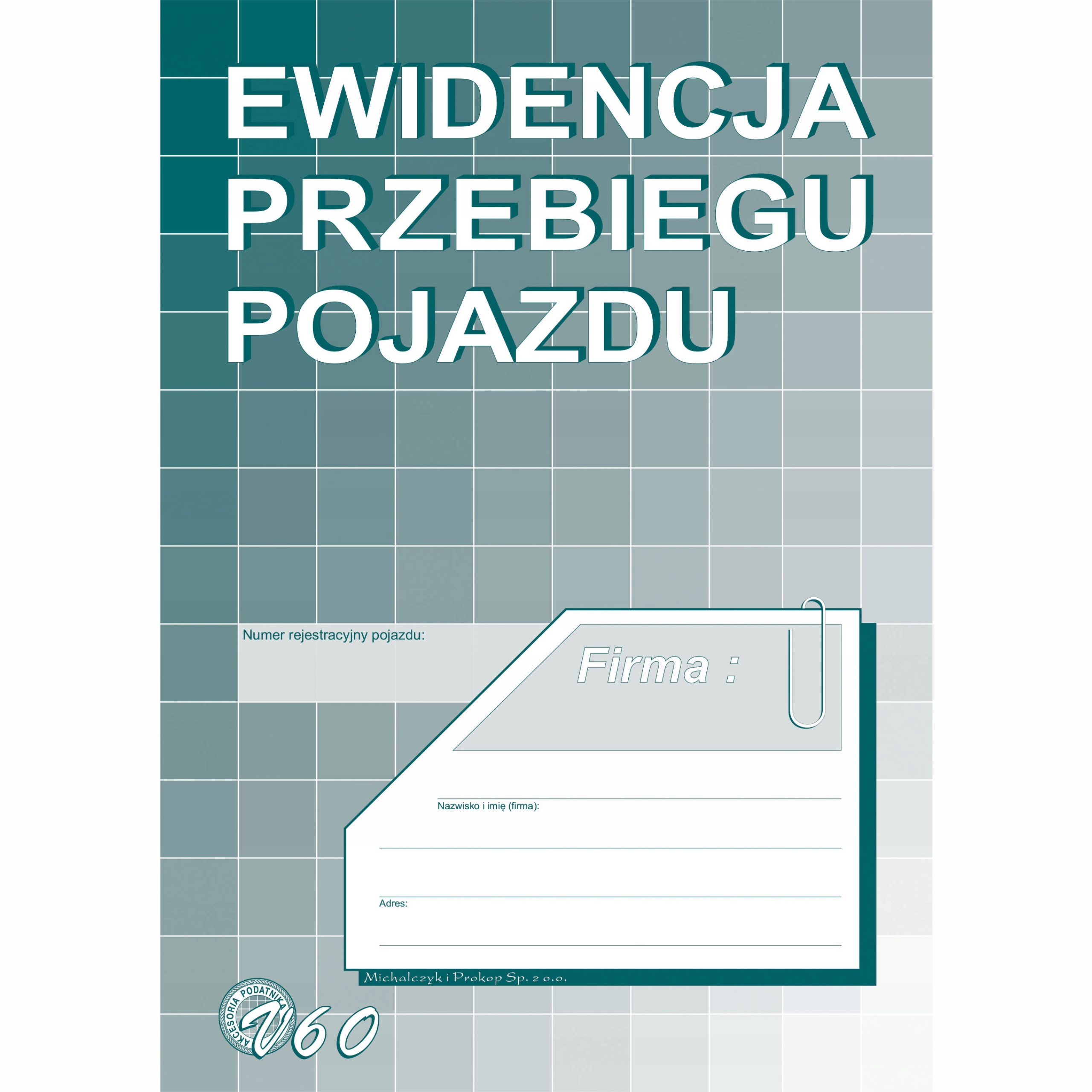 

Druk ewidencja przebiegu pojazdu Mipro A5 V-60
