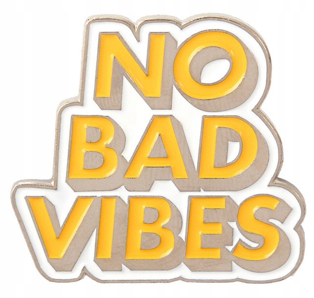 

Pins przypinka No Bad Vibes