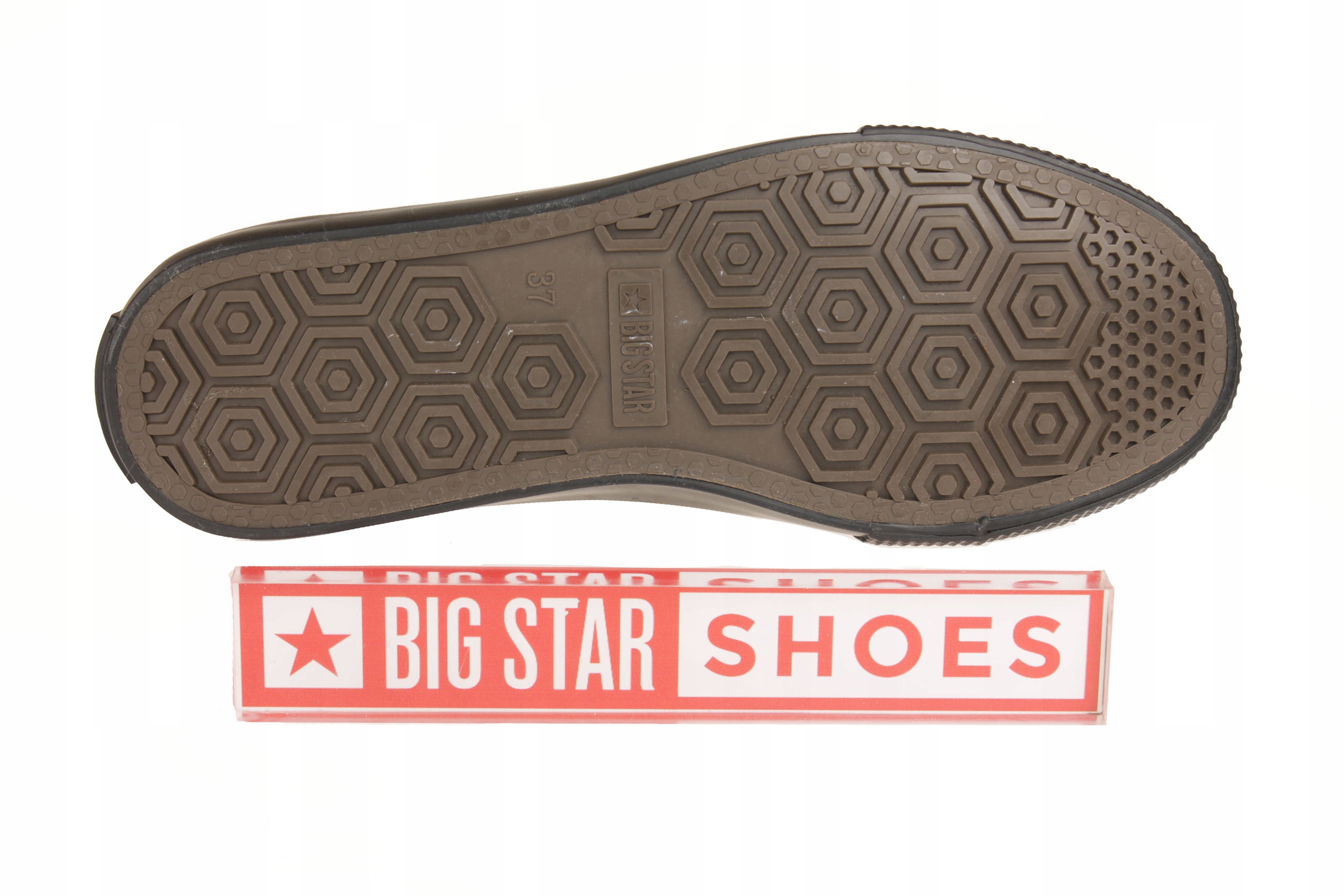 BIG STAR V274871 TRAMPKI DAMSKIE CZARNY EKOSKÓRA S666M R 38 Model V274871