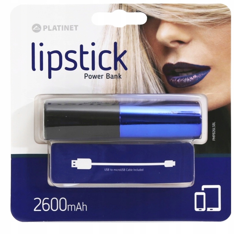 

Szminka Mini Powerbank 2600mAh Lipstick Dla Kobiet