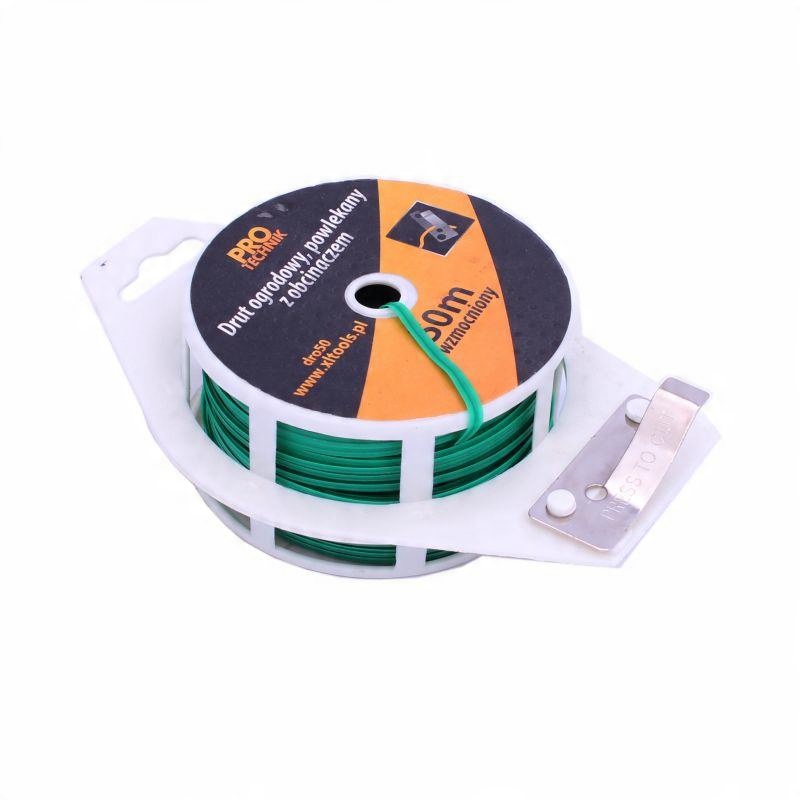 

Drut Ogrodniczy Powlekany Pvc 50 m Obcinak Gruby