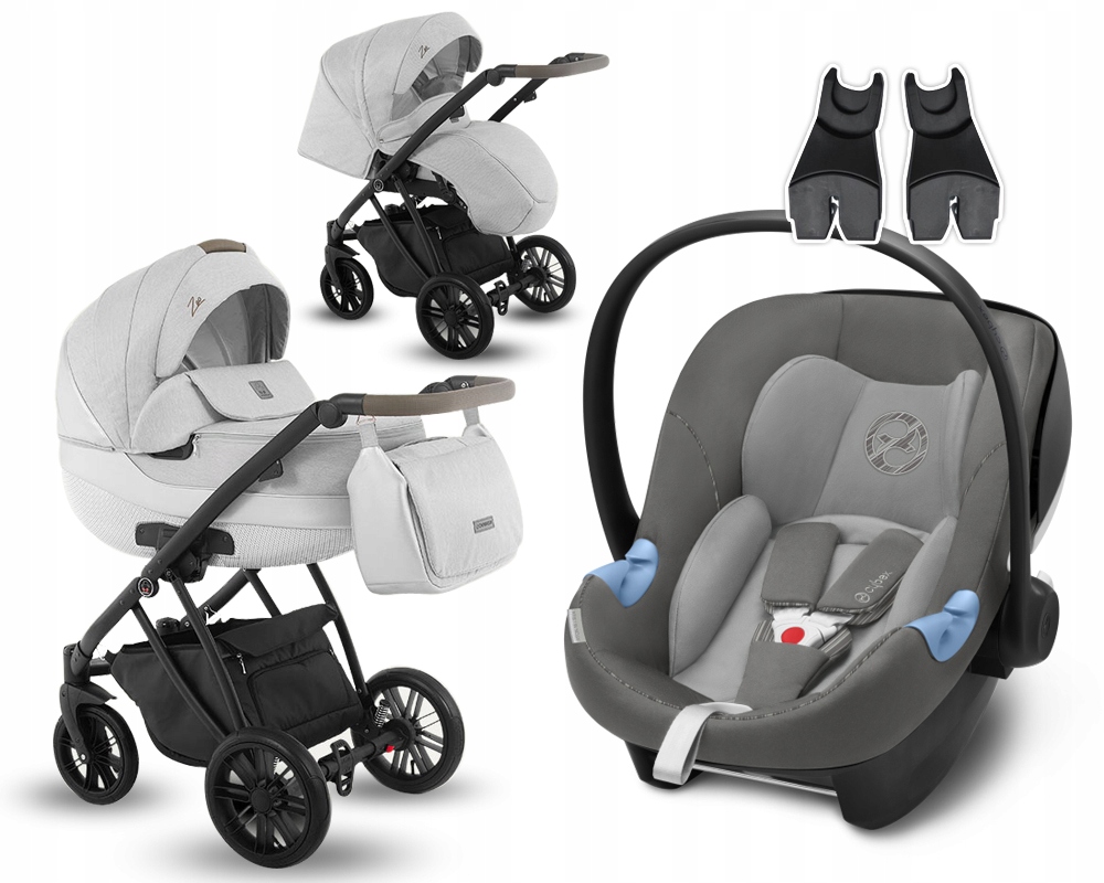 CAMARELO ZEO wózek 3w1 Cybex Aton M i-Size
