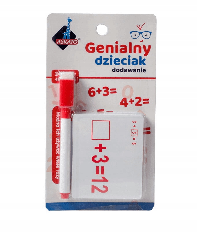 

Genialny Dzieciak Fiszki Matematyczne Dodawanie