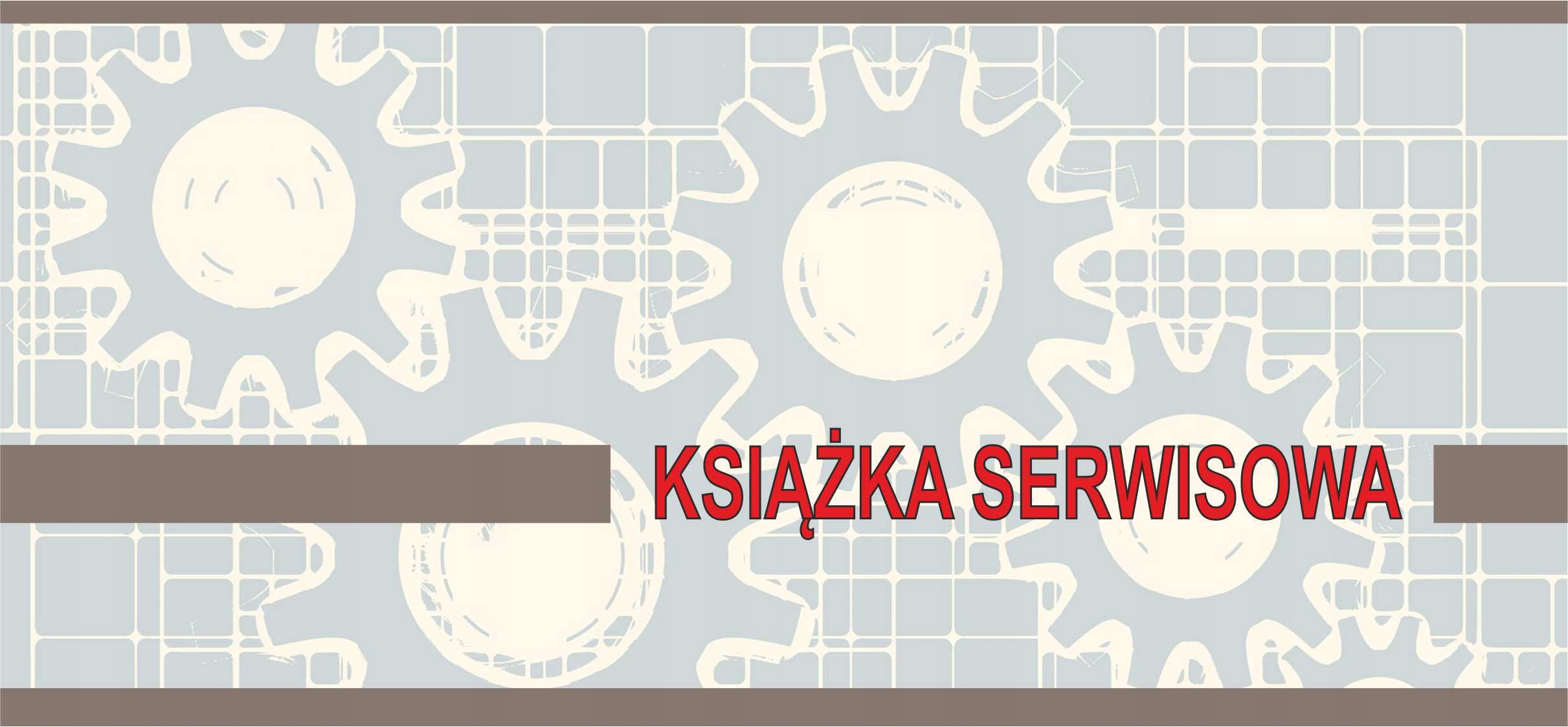 

Książeczka serwisowa, 10szt, przeglądów, napraw.