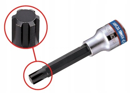 

Nasadka 1/2 bit Ribe M6 Długi 100 King Tony 404906