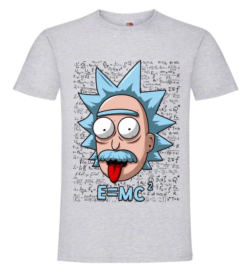 

Rick i Morty ,e=mc2 Einstein, koszulka