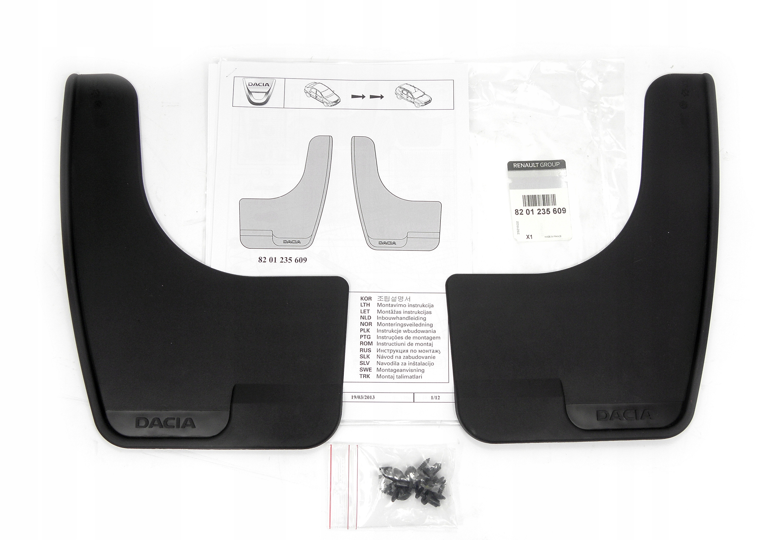 CHLAPACZ 2SZT KPL DACIA LOGAN SANDERO ORYGINAŁ OE