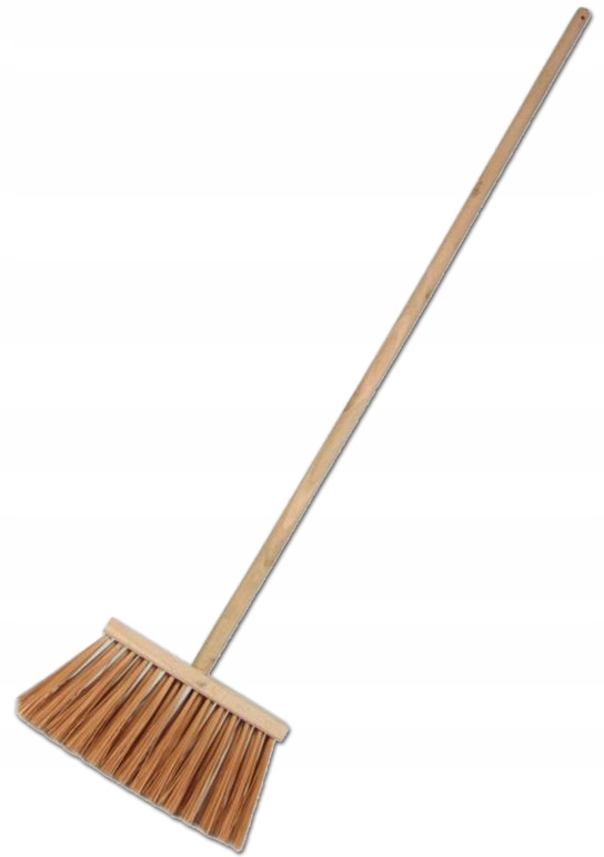 MIOTŁA GOSPODARCZA 25CM DŁUGI NYLON Z TRZONEM