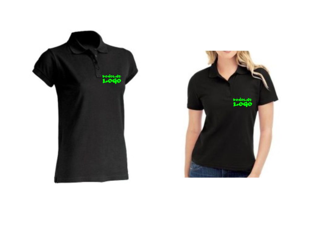 

koszulka Polo damskie z Własnym Nadrukiem Logo