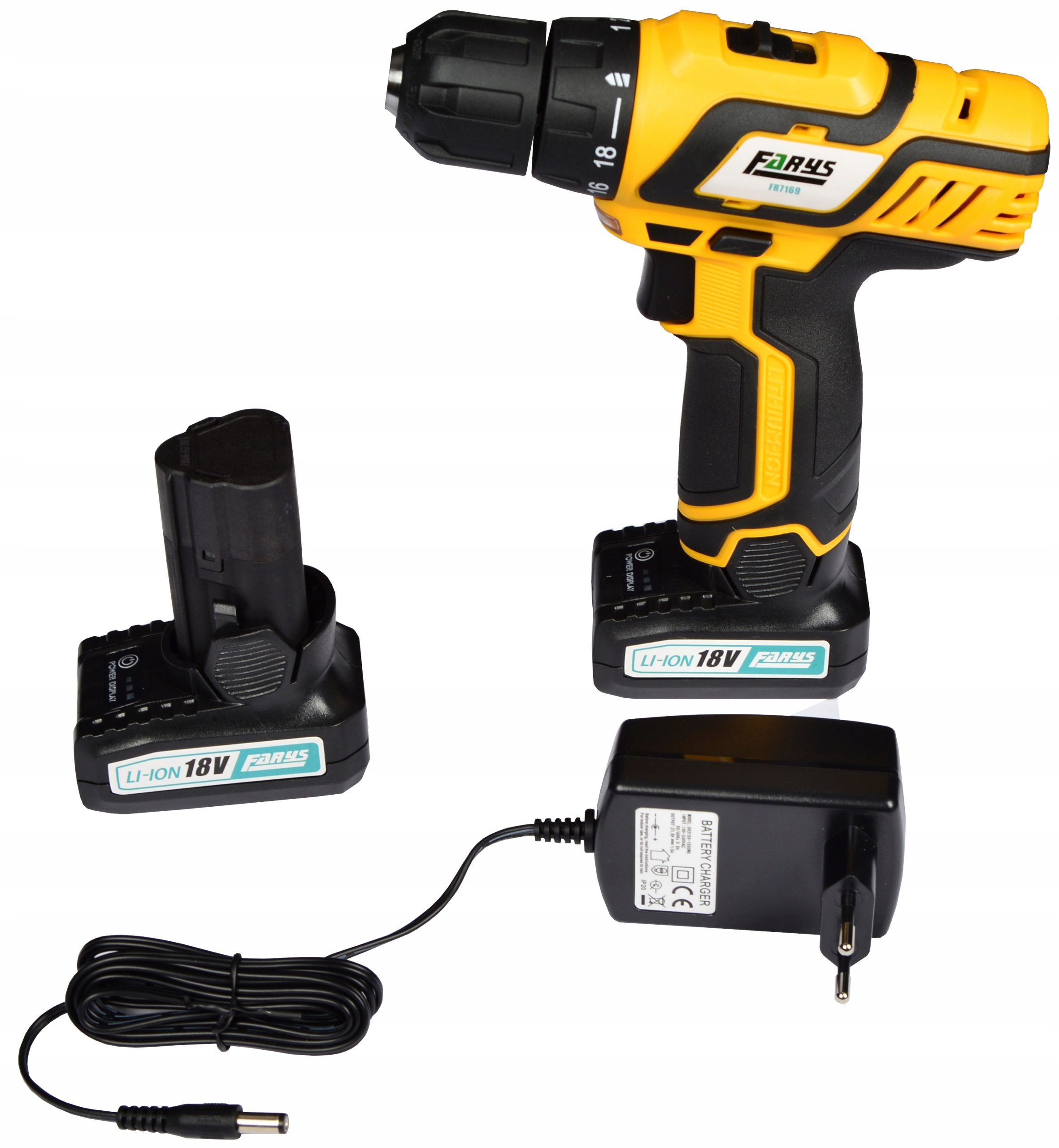 Wiertarko wkretarka 18V akumulatorowa Li Ion Voltage V 18