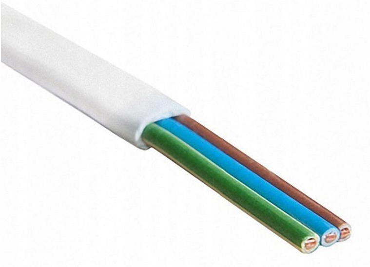 

Przewód płaski kabel YDYp 3x1,5 mm 750V cena za 5m