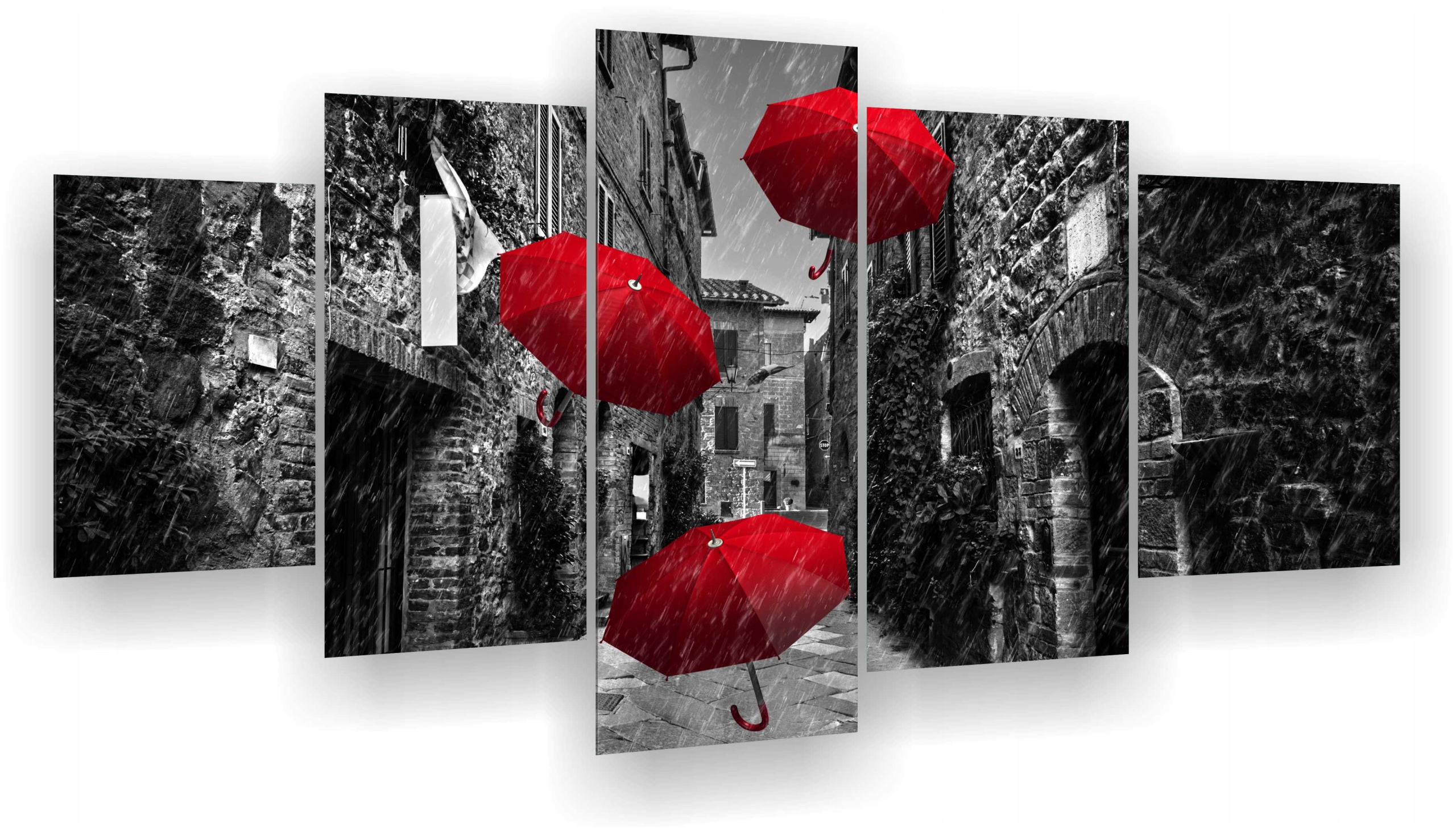 

Tryptyk 5-CZĘŚCI Na Ścianę Parasolki Paryż Max Wyb