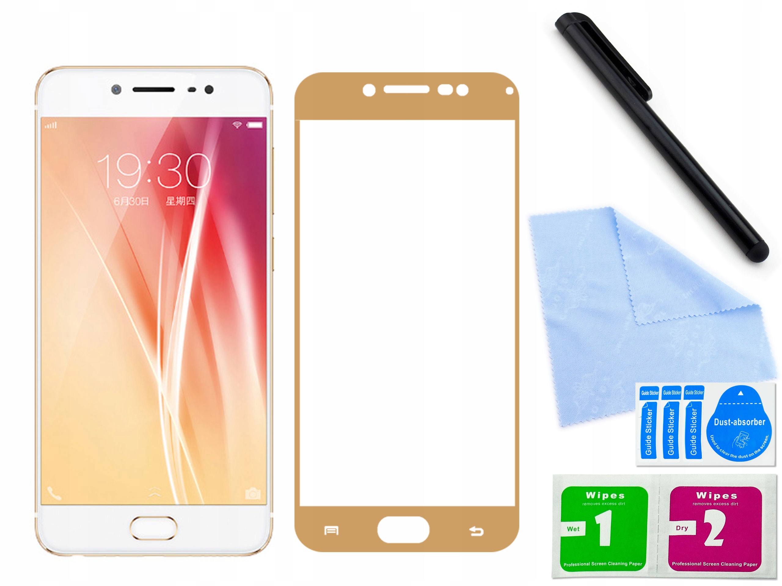 

Szkło ochronne 3D do Vivo X7 Złoty