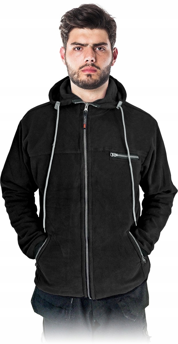 

Bluza polarowa Hood polar ocieplany z Kapturem L