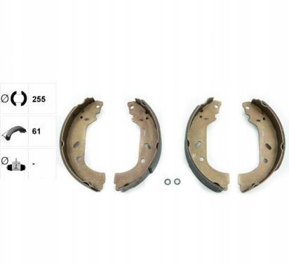 TEXTAR SZCZEKI HAMULCOWE CITROEN/ FIAT/ LANCIA/