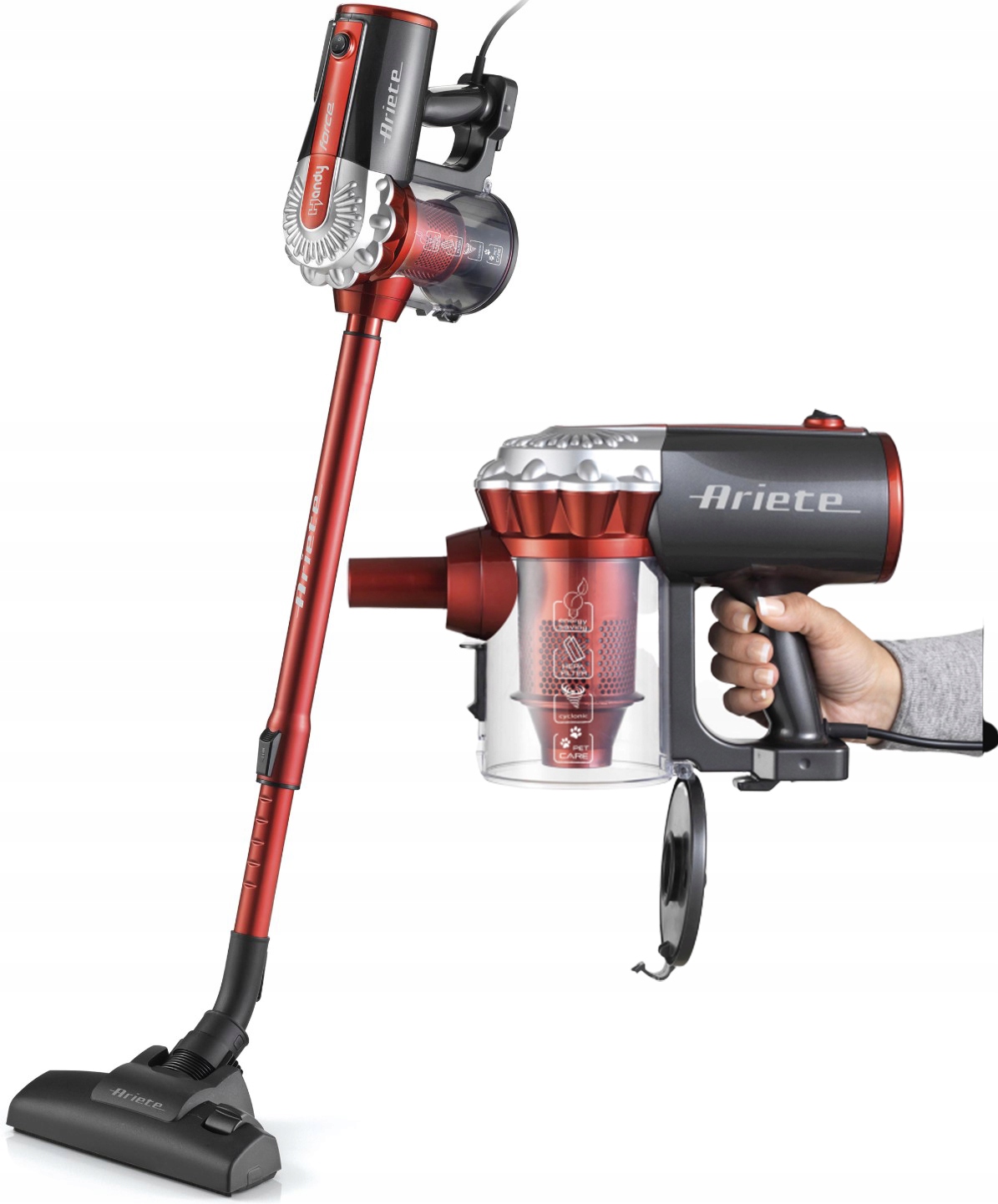 Odkurzacz Pionowy Ariete 2761/10 2w1 600W Lekki