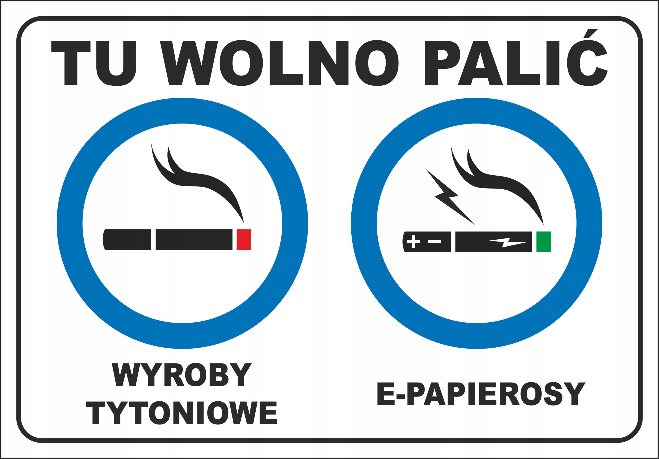 

Tu Wolno Palić Tabliczka 28x19,5 cm