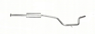 08.27 - Центральный глушитель Ford S-max а / м2,0 + прокладка