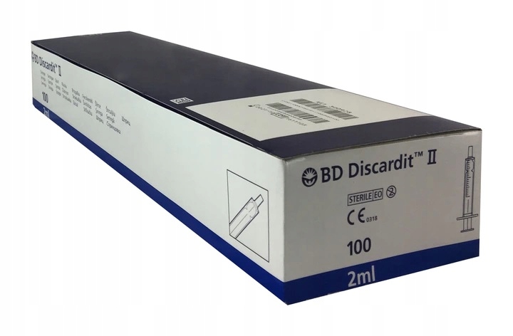 

Strzykawki 2 ml 100 sztuk Bd Becton Dickinson