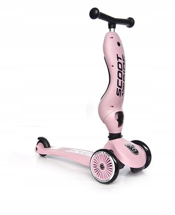 SCOOTANDRIDE HIGHWAYKICK 2W1 HULAJNOGA + KASK ,,S'' 1-5 lat Rodzaj trójkołowa