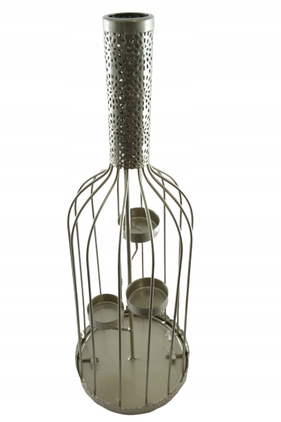 LAMPION METALOWY BUTELKA Marka inna