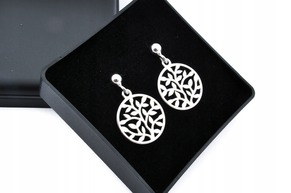 

Kolczyki drzewko srebrne drzewa wiszące srebro 925