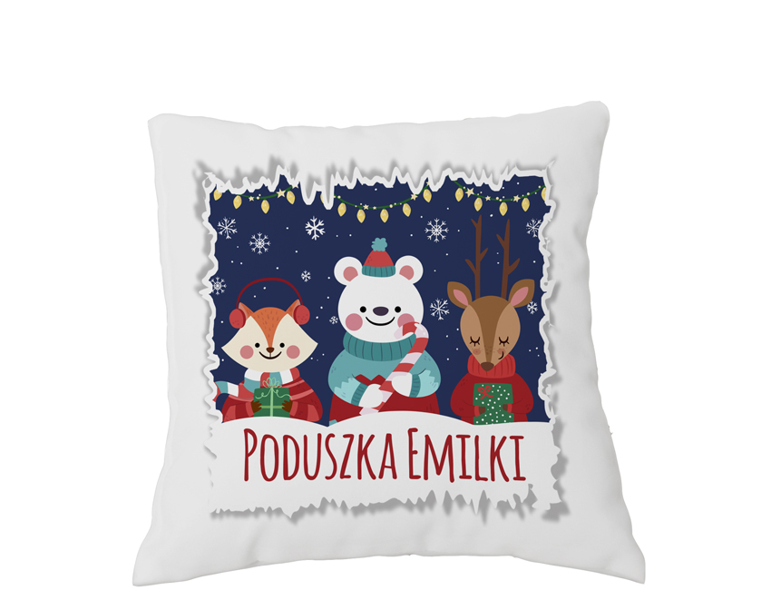 

Poduszka Święta Mikołajki Z Imieniem