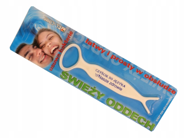 

Czyścik do języka rączka na nić dentystyczną