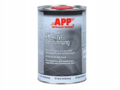 APP 2K Rozcieńczalnik do akryli i lakierów 1l