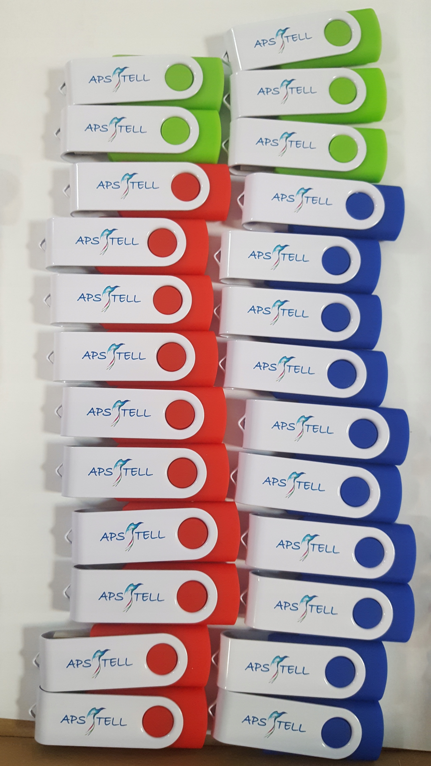 Pendrive 2GB usb2.0 biały + nadruk, grawer 10szt. Marka inna