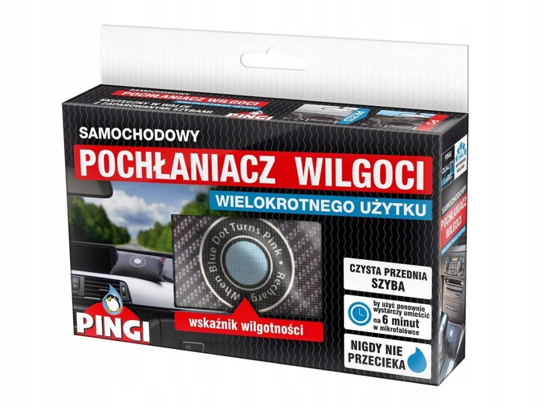 

Samochodowy Pochłaniacz Wilgoci Pingi Osuszacz
