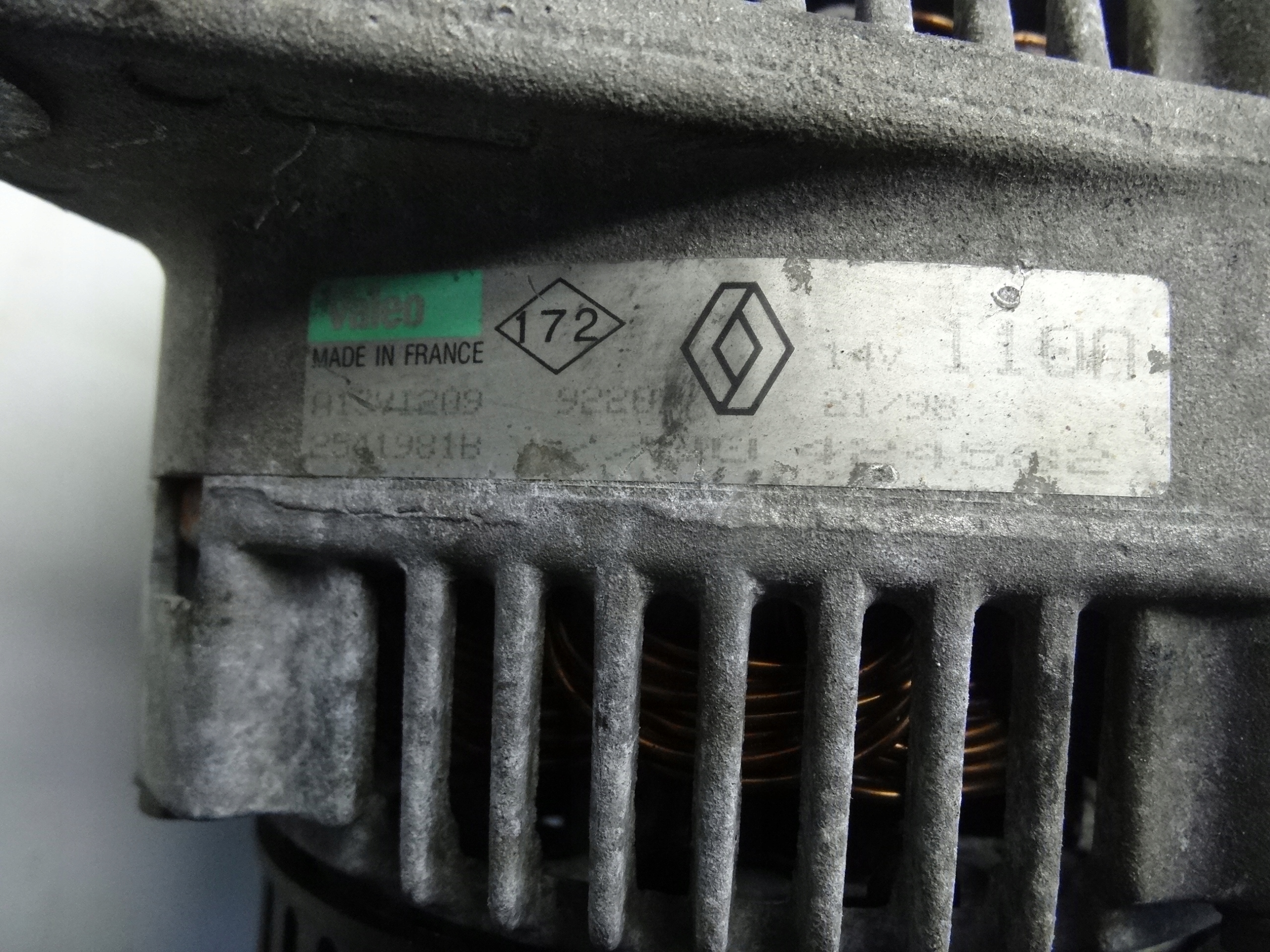 ALTERNATOR VOLVO V40 SCENIC 2541981B Typ samochodu Samochody osobowe