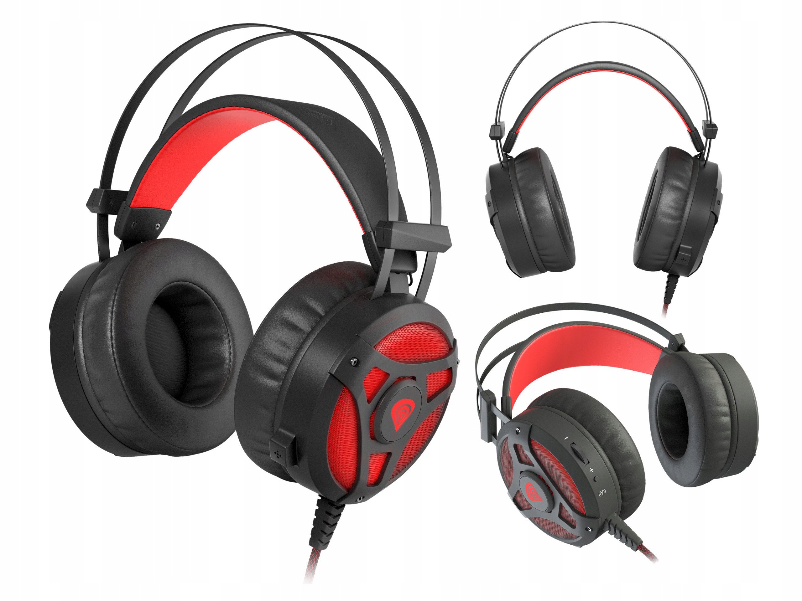 

Headset gracza gamingowy z mikrofonem Led wibracje
