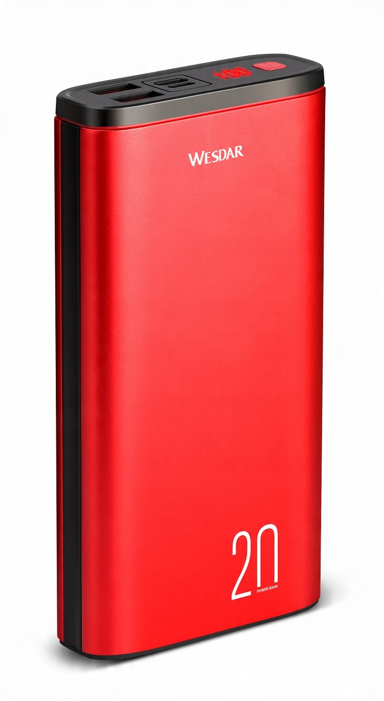 

Powerbank 20000mAh 2x Usb 1x Micro Usb Typ-c Led