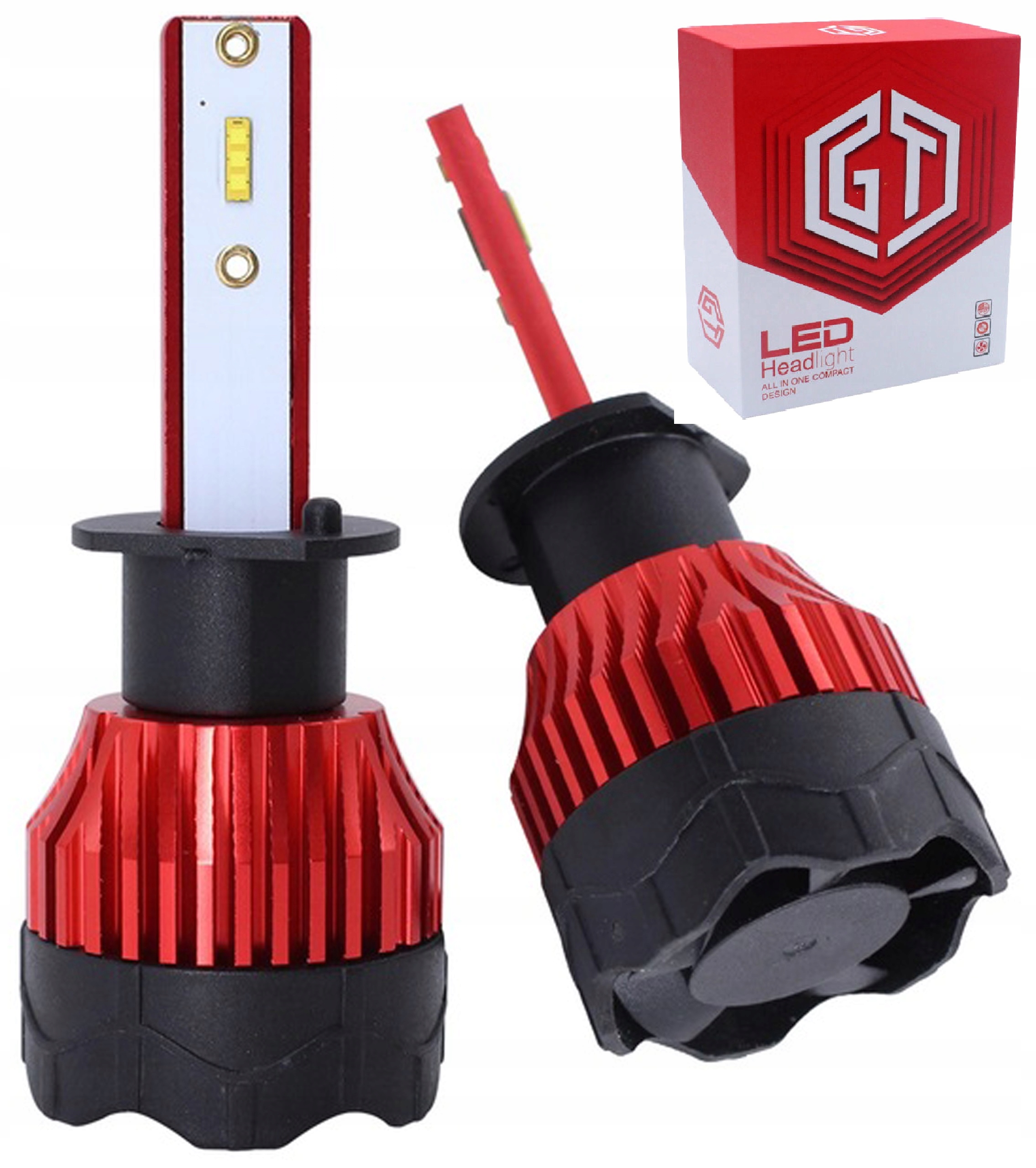 

Led H1 Gt Zes K5 300% 8000Lm 6000K dwustronna