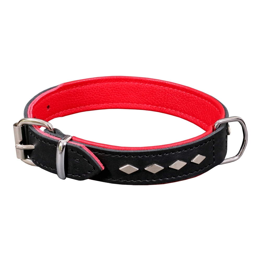 

Dingo Obroża Ozdobna Exclusive 3,0x55CM Czar-czerw