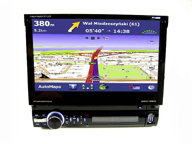 НАВИГАЦИЯ АВТОМОБИЛЯ РАДИО ТВ ВЫДВИЖНОЙ ЭКРАН 7