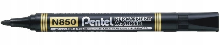 

Pentel Marker permanentny okrągły N850 Czarny