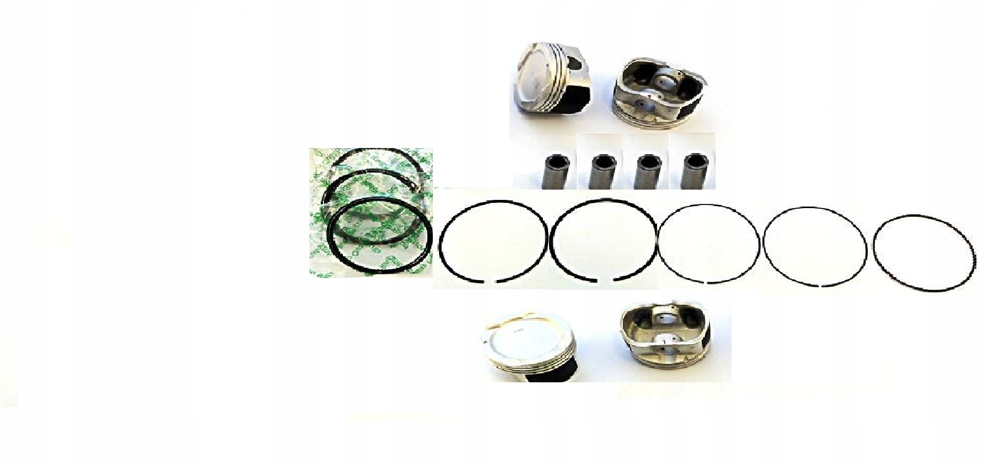 2304103230 2304103330 - Поршні комплект HYUNDAI I10 i20 KIA PICANTO RIO 1.2 G4LA