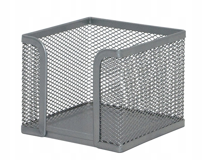 

Pojemnik Na Karteczki Office Set, Metalowy Srebrny