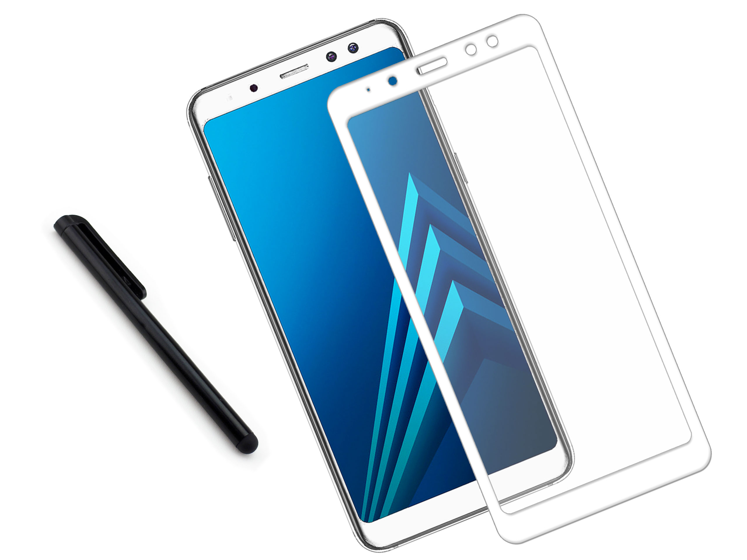 

Szkło hartowane 3D Samsung Galaxy A8+ 2018 Białe
