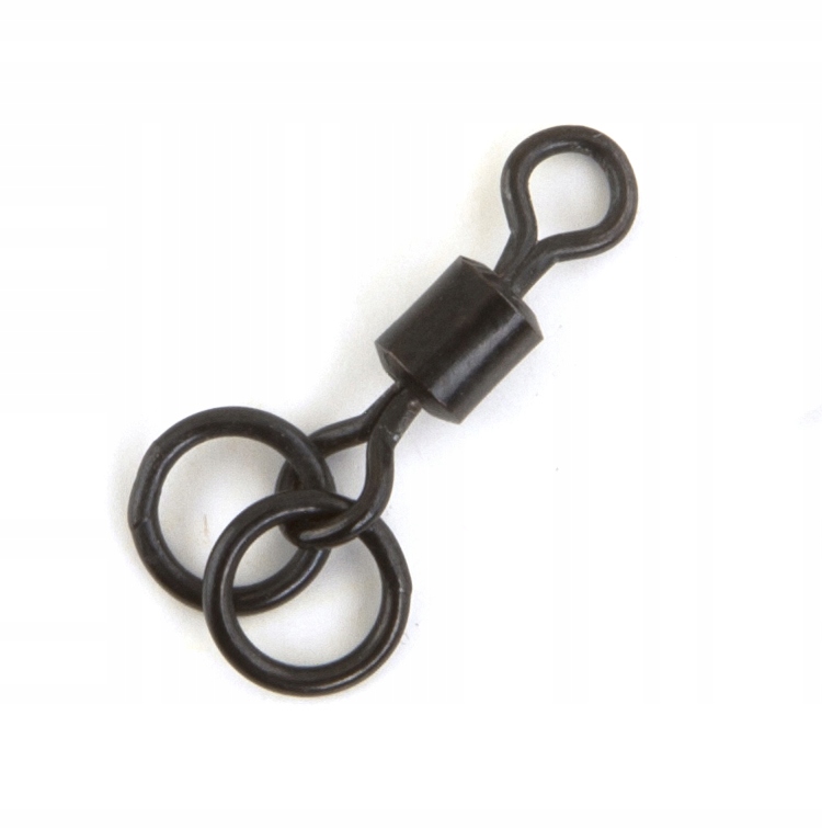 Krętlik z kółkami Fox Edges Double Ring Rozmiar 7