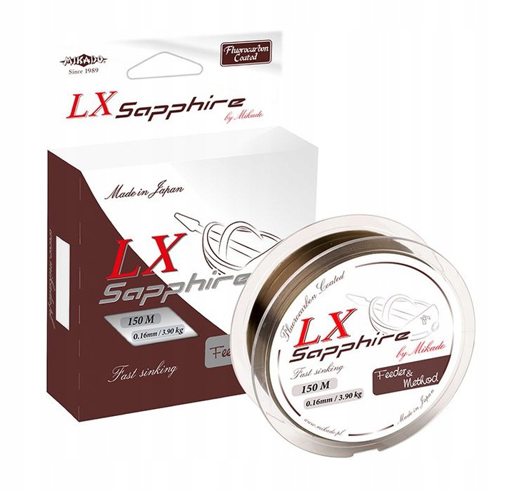 

Żyłka Mikado LX Sapphire Method Feeder 0,26 150m