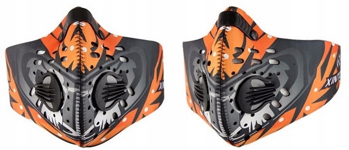 

Maska Maseczka Sportowa Rowerowa Na Twarz Orange