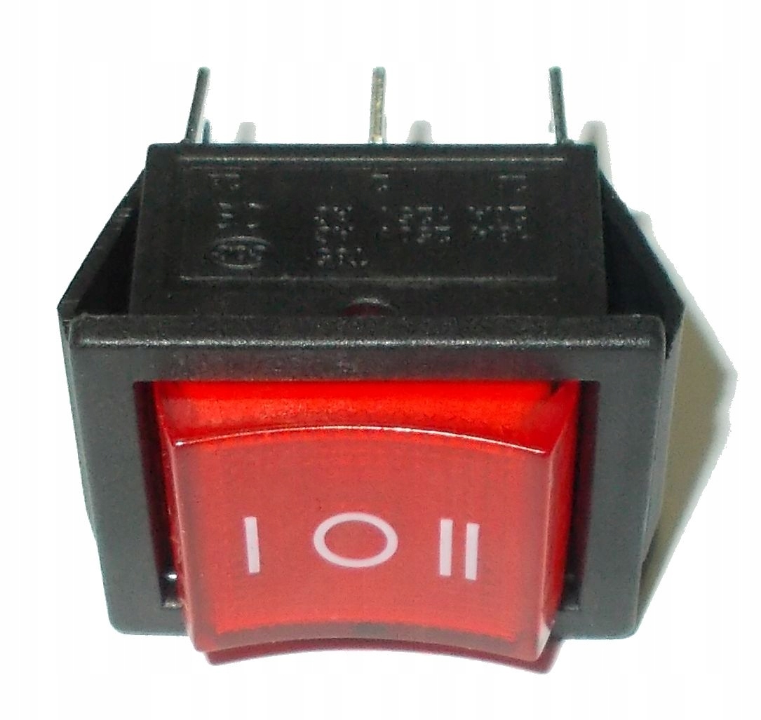 

Przełącznik Kołyskowy Czerwony On-off-on (0408
