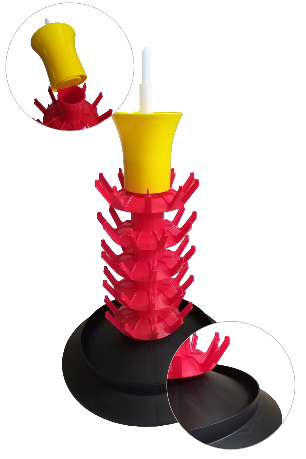 Suszarka stojak na butelki piwo wino 50 + UCHWYT suszarka do butelek Marka Bimber Hobby