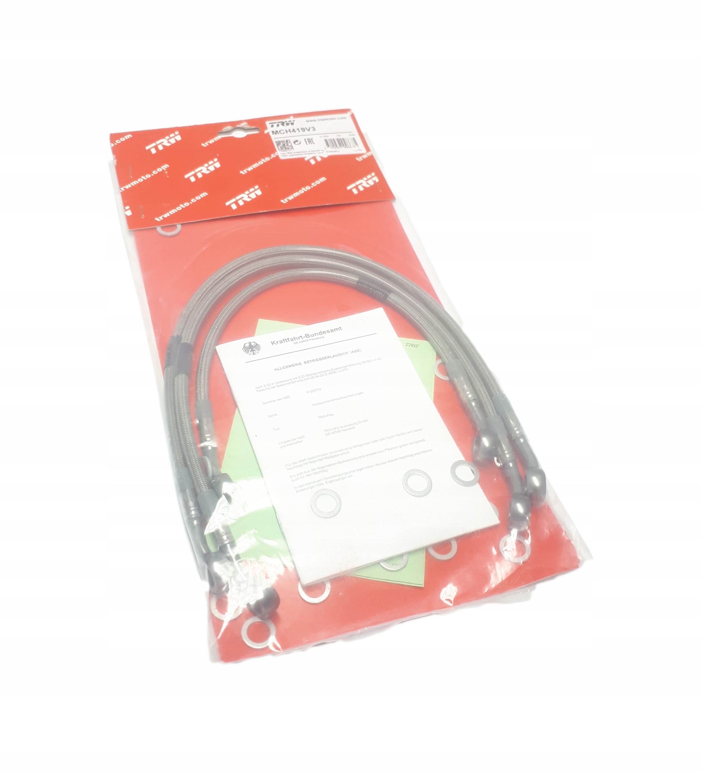 MCH419V3 - ГАЛЬМІВНІ МАГІСТРАЛІ TRW В ОБПЛЕТЕННІ YAMAHA XZ 550 82-