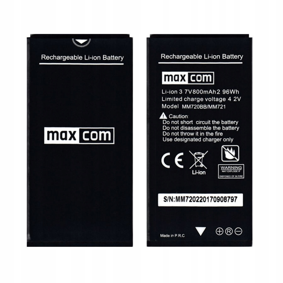 

Oryginalny Akumulator Li-ion Maxcom MM 720 Bb